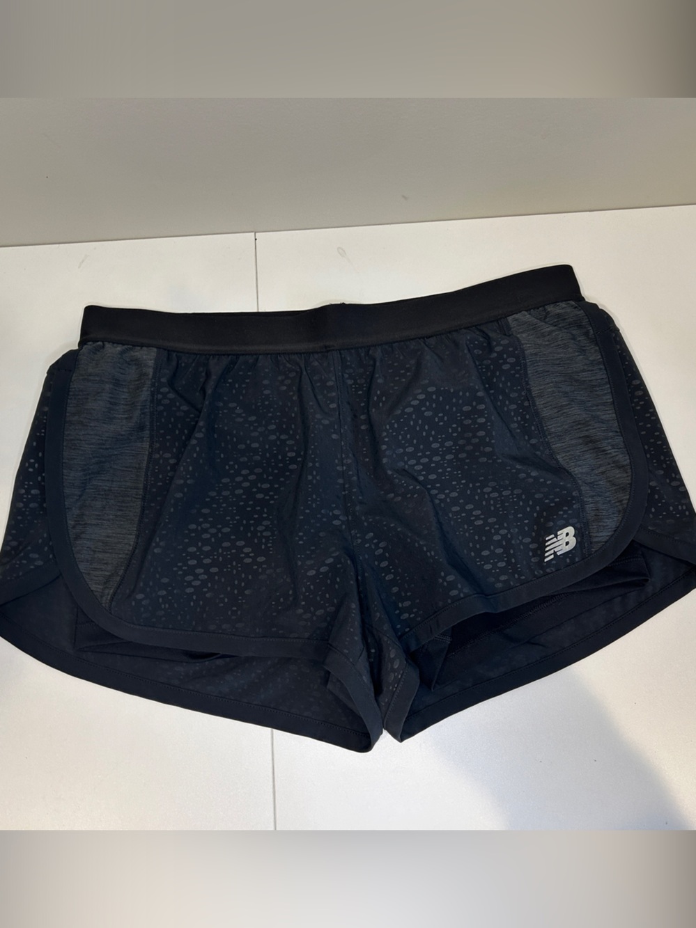New Balance women’s Black Athletic Running Shorts dry fit medium
